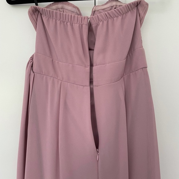 ASOS TNFC Bridesmaid Bandeau Wrap Midaxi Dress - Picture 4 of 8